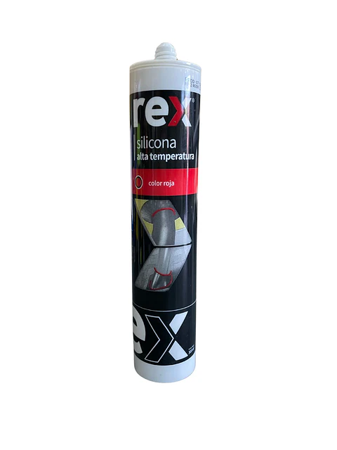 SILICONA REX ROJA ALTA TEMPERATURA 280 ML.30142
