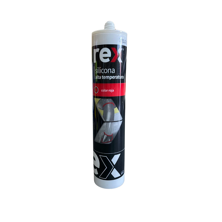 SILICONA REX ROJA ALTA TEMPERATURA 280 ML.30142 1
