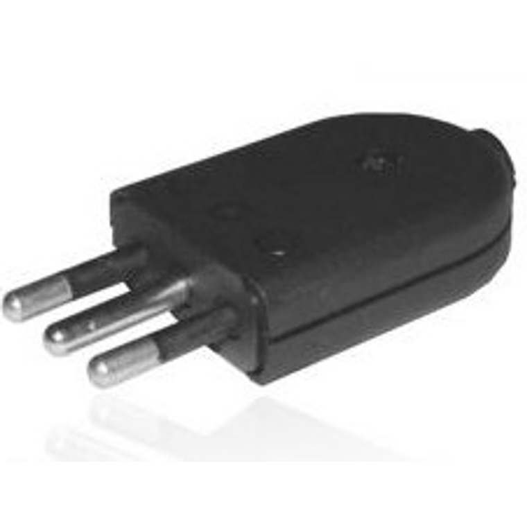 0300MV0240 ENCHUFE MACHO CONV.2P+T 10 A NEGRO 1