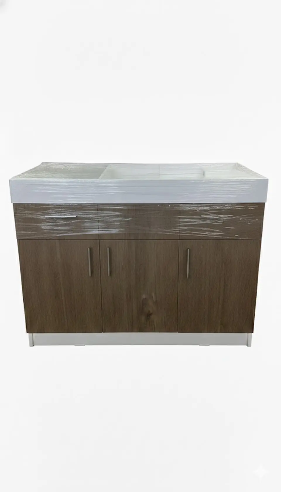 MUEBLE LAVAPLATO CAFE 120 IZQ 90CM 3P/1C (iM120-SI90) 1
