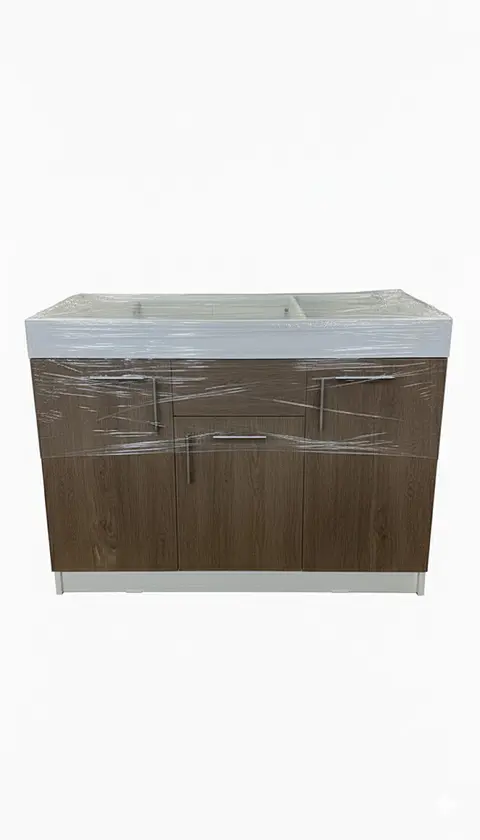 MUEBLE LAVAPLATO CAFE 120 DER 90CM 3P/1C (iM120-SD90)