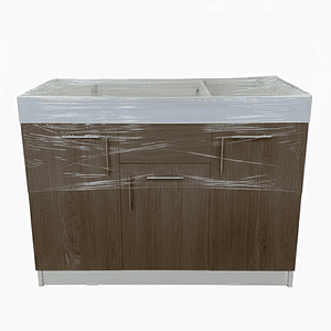 MUEBLE LAVAPLATO CAFE 120 DER 90CM 3P/1C (iM120-SD90)