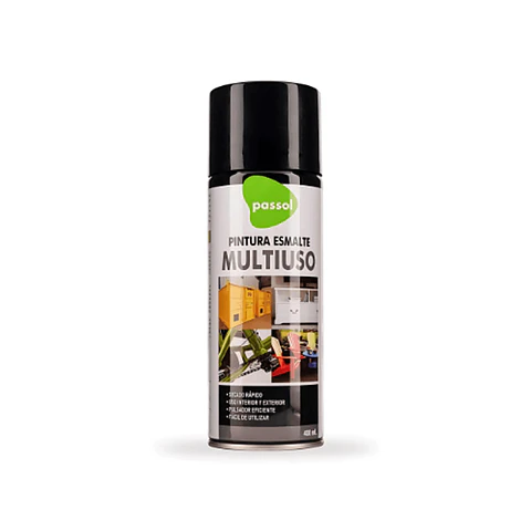 SPRAY PASSOL NEGRO BRILLANTE 400 ML.0430002/101715002