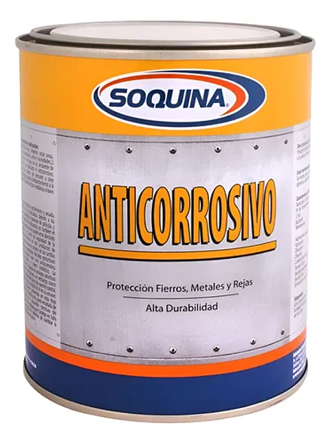 ANTICORROSIVO SOQUINA 1/4 GALON NEGRO 20360404