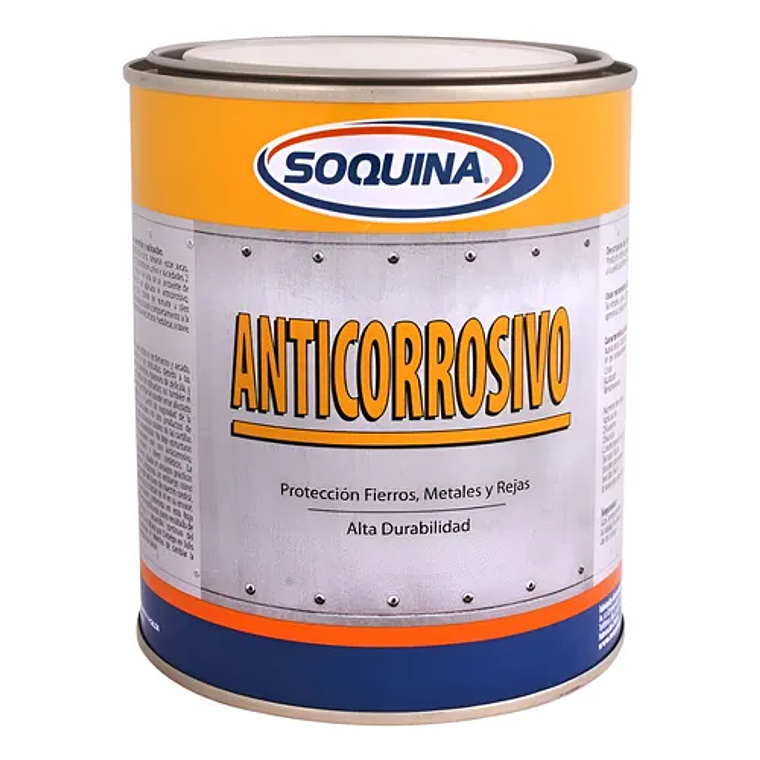 ANTICORROSIVO SOQUINA 1/4 GALON NEGRO 20360404 1