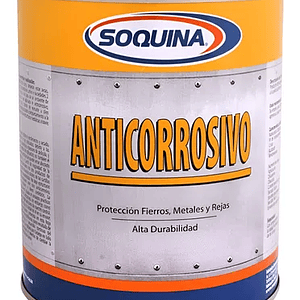 ANTICORROSIVO SOQUINA 1/4 GALON NEGRO 20360404