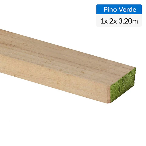 PINO BRUTO 1" X 2" X 3,2 MT. (480) 049006