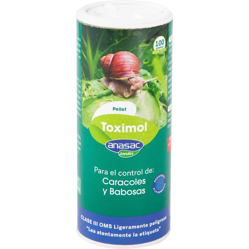 MOLUSQUICIDA TOXIMOL PELLET 100GR.ANASAC 1503997   1