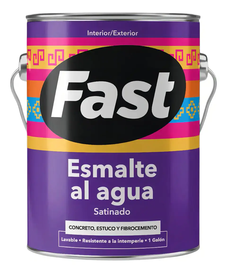ESMALTE AL AGUA FAST/IRIS CHAMPAGNE 1 GLN. 1
