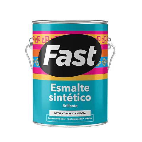 ESMALTE SINTETICO FAST/IRIS NEGRO 1 GLN.