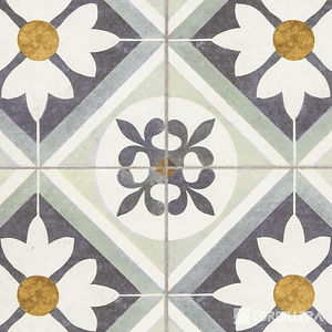 CORDILLERA 45X45 FLOWER BLUE (2.29-11)IFLWRCP24KC