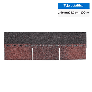 TEJA ASFALTICA BOLKOW ROJO CC (3.1MT2) 9047735