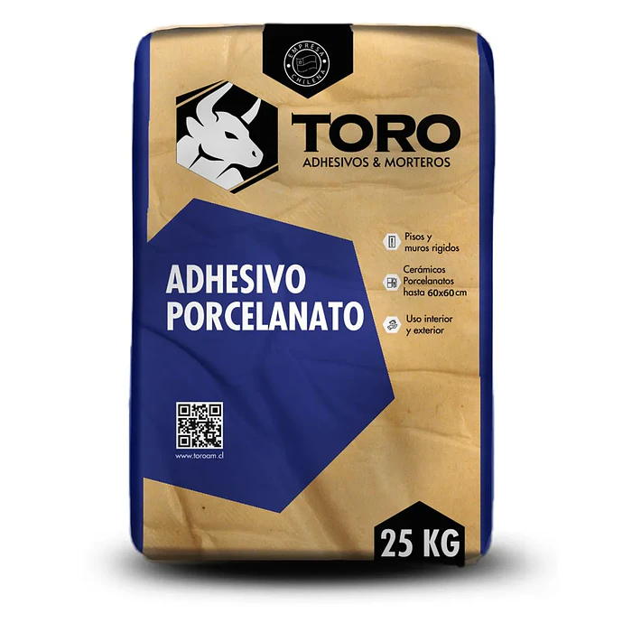 Adhesivo porcelanato Toro 25 kg