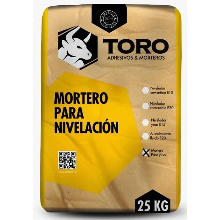 MORTERO NIVELACION PISO TORO 25 KG TOR053 1