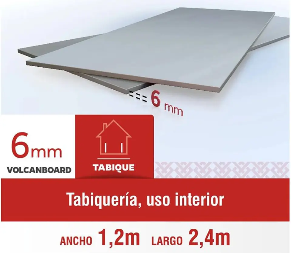 SUPERBOARD 6,0 MM. 1,20 X 2,40  (80) 1