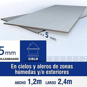 SUPERBOARD 5.0MM. 1.20X2.40MT.(80) 044191