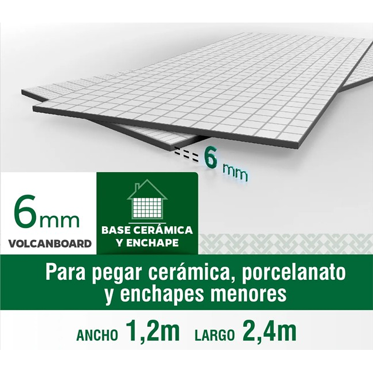 PERMANIT BASE CERAMICA 6MM.1.2 X 2.4 MT.044934 1