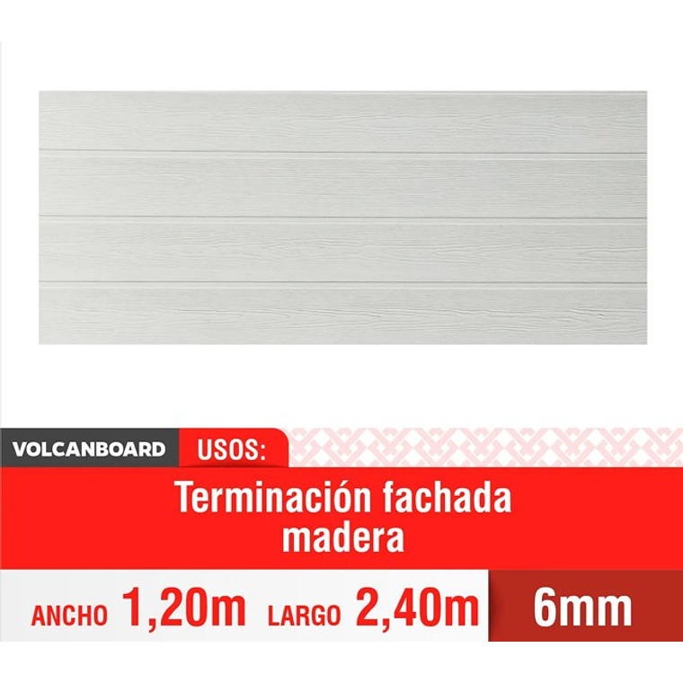 PERMANIT RANURADO 6 MM. 1,20 X 2,40 MT. 1