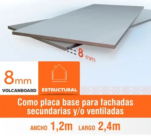 SUPERBOARD 8,0 MM. 1,20 X 2,41