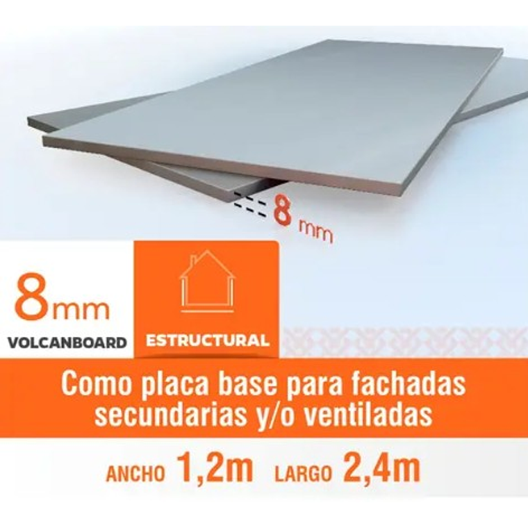 SUPERBOARD 8.0MM. 1.20X2.40MT. (50)047277 1