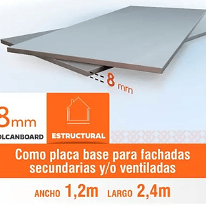 SUPERBOARD 8.0MM. 1.20X2.40MT. (50)047277