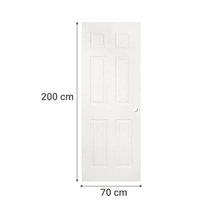 PUERTA SINFONIA BLANCA 70 X 2.0 MT.051110/42862