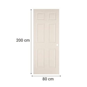 PUERTA SINFONIA BLANCA 80 X 2.0 MT.051111/21781