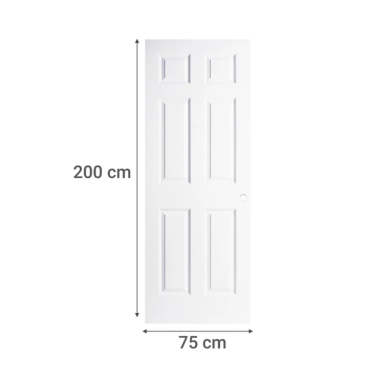 	 PUERTA SINFONIA BLANCA 75 X 2.0 MT.  1
