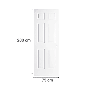 	 PUERTA SINFONIA BLANCA 75 X 2.0 MT. 