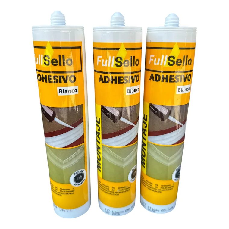 ADHESIVO MONTAJE HFULL/FULLSELLO BLANCO 280 ML. 9002311 1
