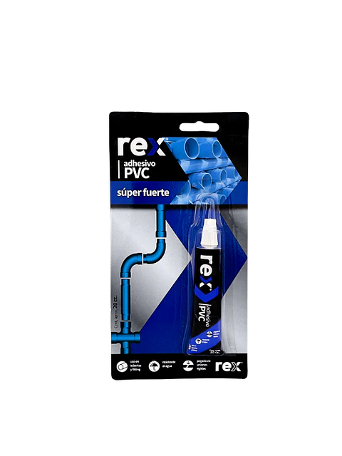 ADHESIVO PVC REX 20 CC.30325