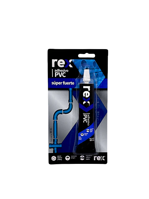 ADHESIVO PVC REX  60 CC.30324