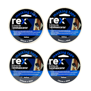 CINTA MASKING REX 24 MM.X 40 MT.30403