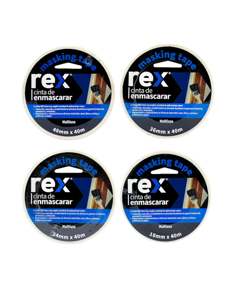 CINTA MASKING REX 24 MM.X 40 MT.30403 1