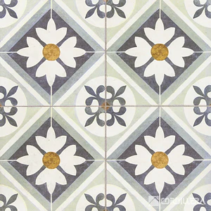 Cerámica Cordillera Flower Blue 45x45 cm · Caja 2,08 m²