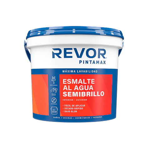 ESMALTE AL AGUA SEMIBRILLO PINTAMAX REVOR BASE C 5GL.9664984417