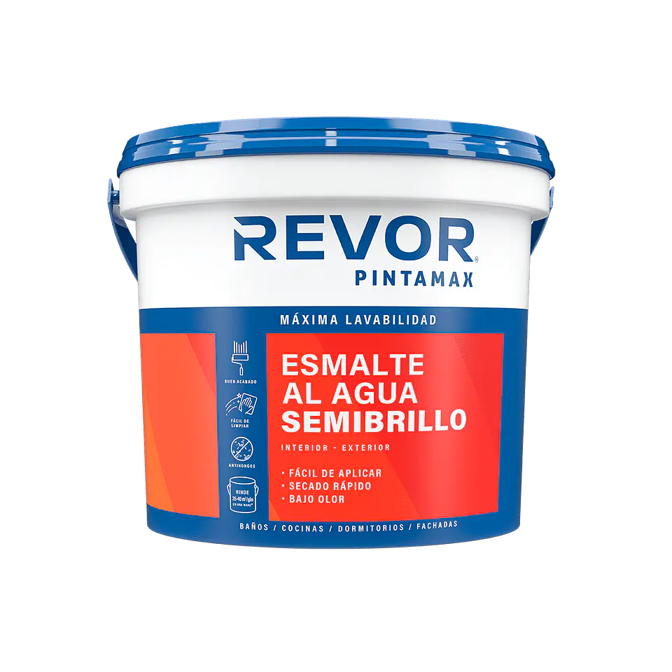 ESMALTE AL AGUA SEMIBRILLO PINTAMAX REVOR BASE C 5GL.9664984417 1