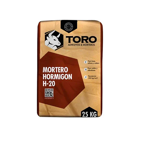 HORMIGON H20 TORO 25 KG. TOR105