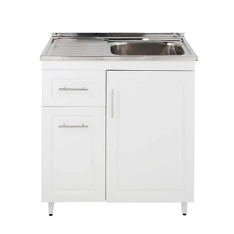 LAVAPLATO 80CM.XL BLANCO LISO 1C. 6093