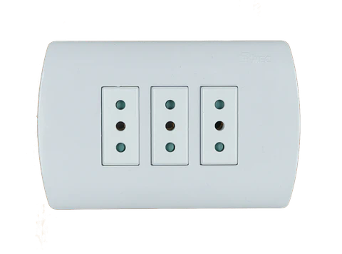 ENCHUFE MEC TRIPLE 10A.ARIS PRO BLANCO 0200AP0556