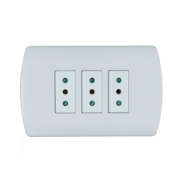 ENCHUFE MEC TRIPLE 10A.ARIS PRO BLANCO 0200AP0556 1