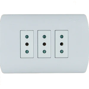 ENCHUFE MEC TRIPLE 10A.ARIS PRO BLANCO 0200AP0556