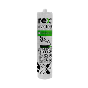 ADHESIVO SELLADOR MAS TECH REX TRANSP. 290ML 30219