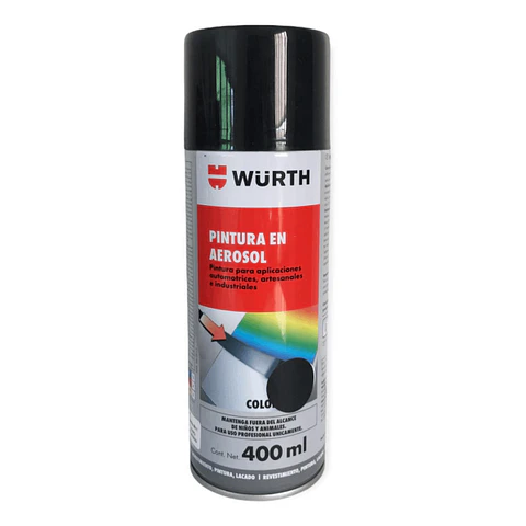 SPRAY WURTH NEGRO MATTE 400 ML 5986114014