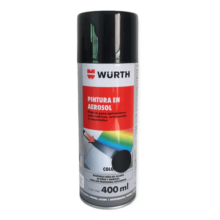 SPRAY WURTH NEGRO MATTE 400 ML 5986114014 1