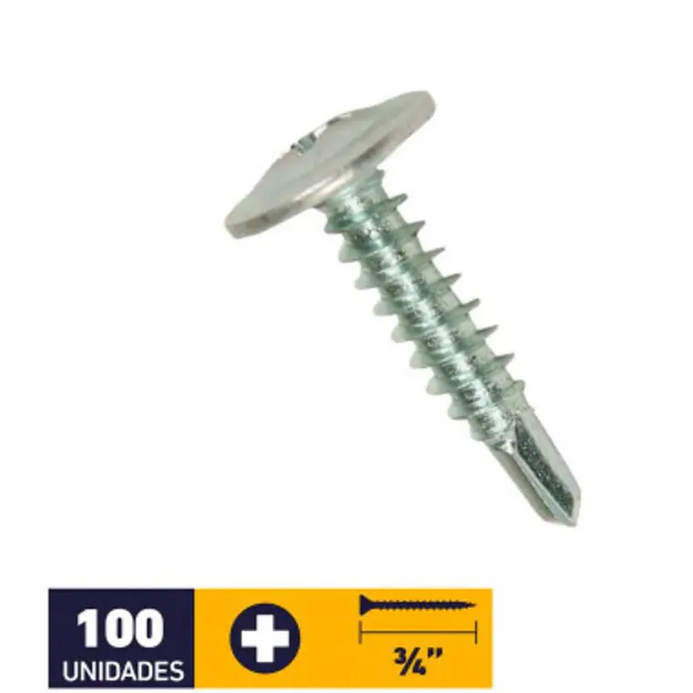 TORNILLO LENTEJA PTA.BROCA 3/4