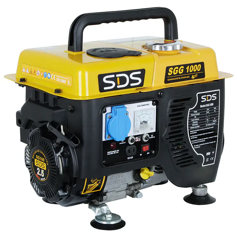 GENERADOR SDS BENCINERO 0.8KW.220V.4 TIEMPOS SGG1000/ 049148 1