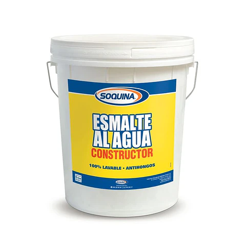 ESMALTE AL AGUA CONSTRUCTOR BLANCO 4 GLN.BALDE 20310830