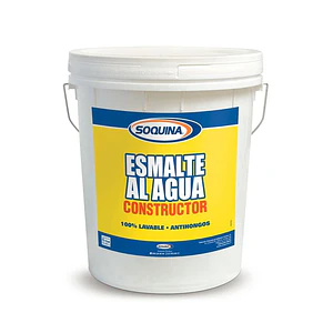 ESMALTE AL AGUA CONSTRUCTOR BLANCO 4 GLN.BALDE 20310830