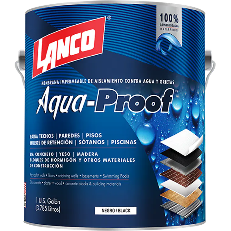 MEMBRA IMPERMEABLE AQUA-PROOF LANCO 1 GLN MD863-4 1